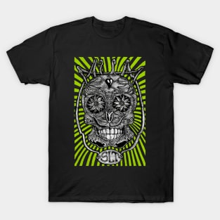 Mexican skull, day of the dead cinco de mayo Mexico Sugar T-Shirt